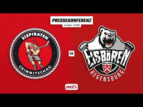Pressekonferenz 34. Spieltag | Eispiraten Crimmitschau gegen Eisbären Regensburg