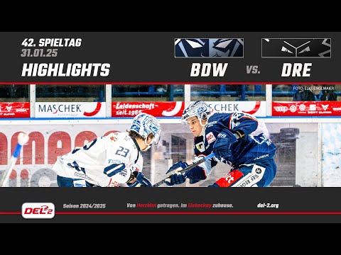 DEL2 Game Highlights Spieltag 42: Blue Devils Weiden vs. Dresdner Eislöwen