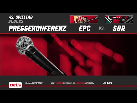 DEL2 Pressekonferenz Spieltag 42: Eispiraten Crimmitschau vs. Starbulls Rosenheim