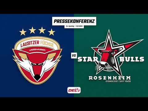 Pressekonferenz 34. Spieltag | Lausitzer Füchse gegen Starbulls Rosenheim