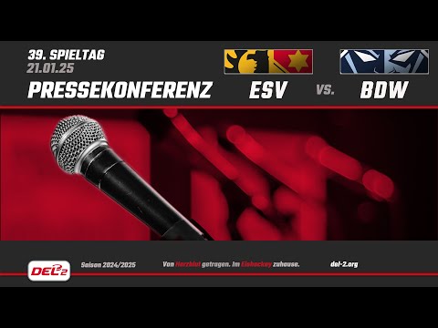 DEL2 Pressekonferenz Spieltag 39: ESV Kaufbeuren vs. Blue Devils Weiden