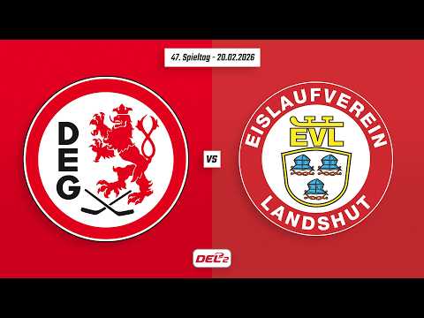 47. Spieltag DEL2 | Düsseldorfer EG vs. EV Landshut | Game Highlights