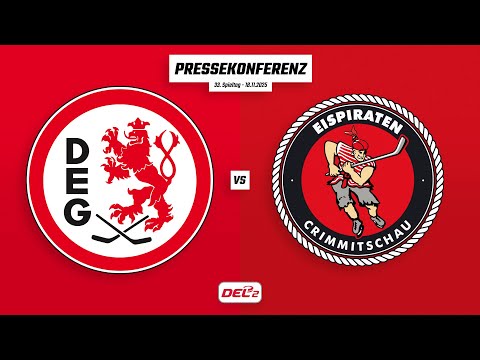 Pressekonferenz 33. Spieltag | Düsseldorfer EG - Eispiraten Crimmitschau