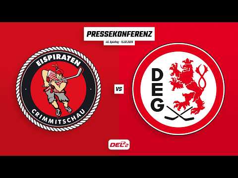 Pressekonferenz 46. Spieltag | Eispiraten Crimmitschau - Düsseldorfer EG