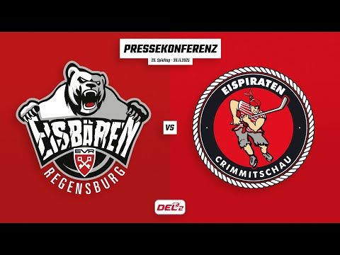 Pressekonferenz 20. Spieltag | Eisbären Regensburg - Eispiraten Crimmitschau