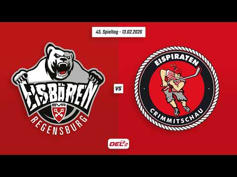 45. Spieltag DEL2 | Eisbären Regensburg vs. Eispiraten Crimmitschau | Game Highlights