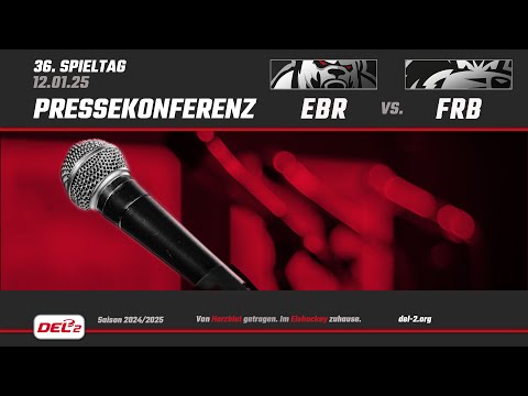 DEL2 Pressekonferenz Spieltag 36: Eisbären Regensburg vs. EHC Freiburg