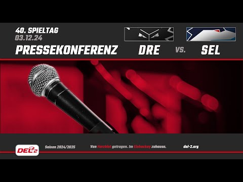 Pressekonferenz Spieltag 40: Dresdner Eislöwen vs. Selber Wölfe