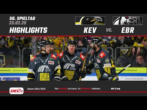DEL2 Game Highlights Spieltag 50: Krefeld Pinguine vs. Eisbären Regensburg
