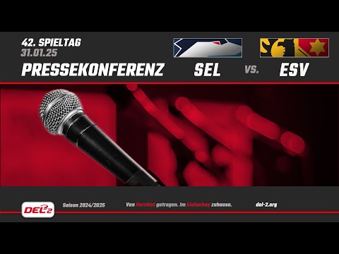 DEL2 Pressekonferenz Spieltag 42: Selber Wölfe vs. ESV Kaufbeuren