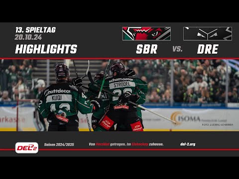 Game Highlights Spieltag 13: Starbulls Rosenheim vs. Dresdner Eislöwen