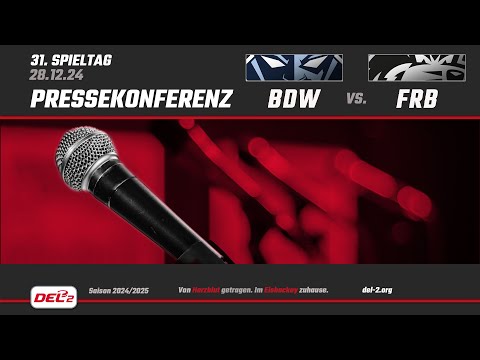 DEL2 Pressekonferenz Spieltag 31: Blue Devils Weiden vs. EHC Freiburg