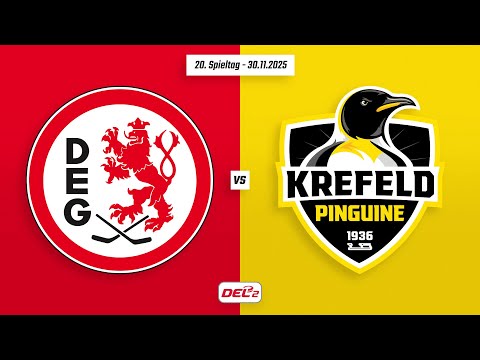 20. Spieltag DEL2 | Düsseldorfer EG vs. Krefeld Pinguine | Game Highlights