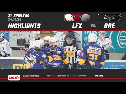 Game Highlights Spieltag 21: Lausitzer Füchse vs. Dresdner Eislöwen