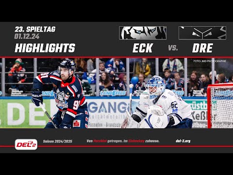 Game Highlights Spieltag 23: EC Kassel Huskies vs. Dresdner Eislöwen