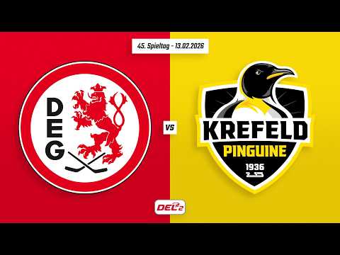 45. Spieltag DEL2 | Düsseldorfer EG vs. Krefeld Pinguine | Game Highlights