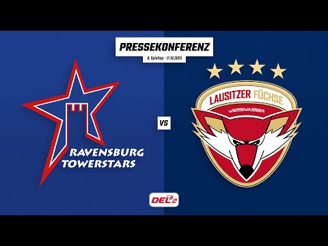 Pressekonferenz 9. Spieltag | Ravensburg Towerstars - Lausitzer Füchse
