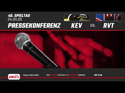 DEL2 Pressekonferenz Spieltag 40: Krefeld Pinguine vs. Ravensburg Towerstars