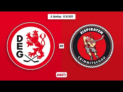 8. Spieltag DEL2 | Düsseldorfer EG vs. Eispiraten Crimmitschau | Game Highlights