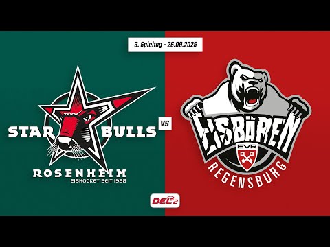 3. Spieltag DEL2 | Starbulls Rosenheim vs. Eisbären Regensburg | Game Highlights