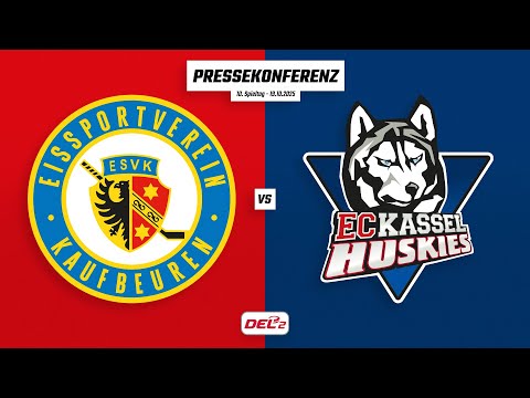 Pressekonferenz 10. Spieltag | ESV Kaufbeuren - EC Kassel Huskies