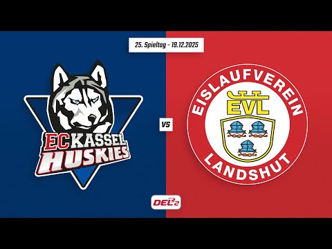 25. Spieltag DEL2 | EC Kassel Huskies vs. EV Landshut | Game Highlights