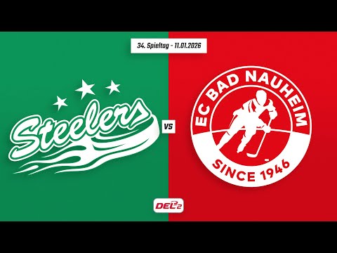 34. Spieltag DEL2 | Bietigheim Steelers vs. EC Bad Nauheim | Game Highlights