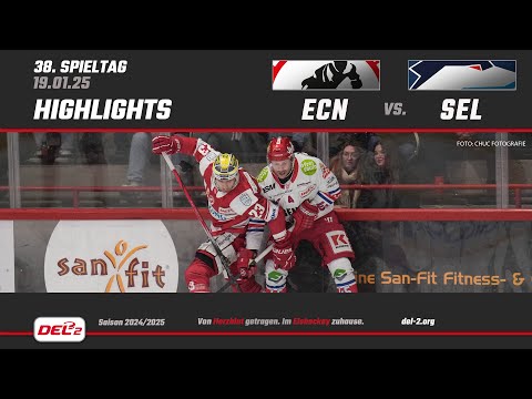 DEL2 Game Highlights Spieltag 38: EC Bad Nauheim vs. Selber Wölfe