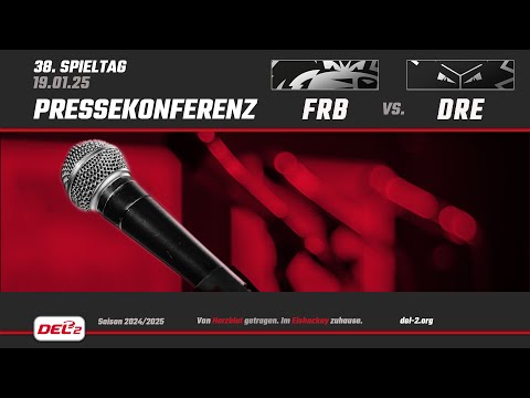DEL2 Pressekonferenz Spieltag 38:  EHC Freiburg vs. Dresdner Eislöwen