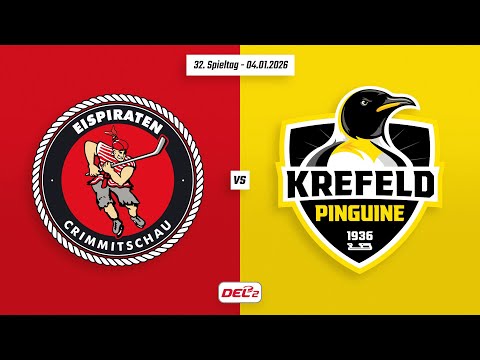 32. Spieltag DEL2 | Eispiraten Crimmitschau vs. Krefeld Pinguine | Game Highlights