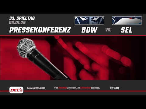 DEL2 Pressekonferenz Spieltag 33: Blue Devils Weiden vs. Selber Wölfe