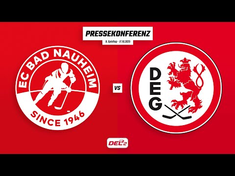 Pressekonferenz 9. Spieltag | EC Bad Nauheim - Düsseldorfer EG