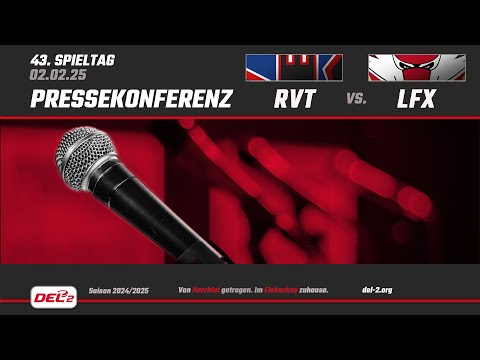 DEL2 Pressekonferenz Spieltag 43: Ravensburg Towerstars vs. Lausitzer Füchse
