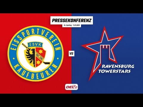 Pressekonferenz 34. Spieltag | ESV Kaufbeuren gegen Ravensburg Towerstars