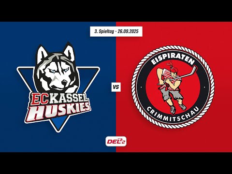 3. Spieltag DEL2 | EC Kassel Huskies vs. Eispiraten Crimmitschau | Game Highlights