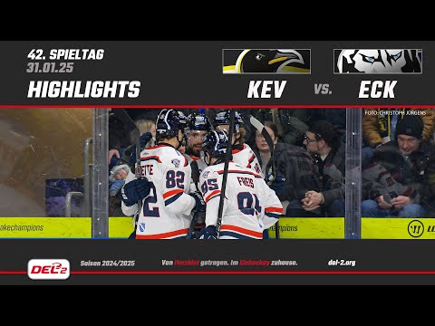 DEL2 Game Highlights Spieltag 42: Krefeld Pinguine vs. EC Kassel Huskies