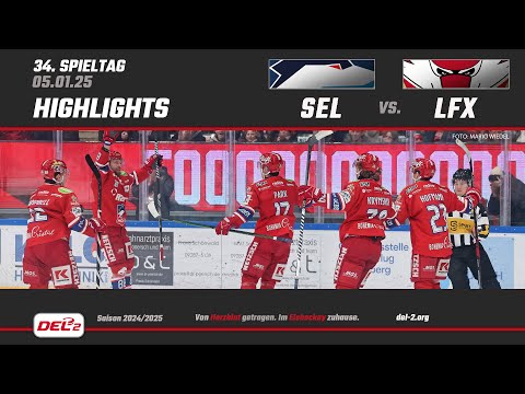 DEL2 Game Highlights Spieltag 34: Selber Wölfe vs. Lausitzer Füchse