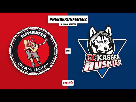 Pressekonferenz 40. Spieltag | Eispiraten Crimmitschau - EC Kassel Huskies