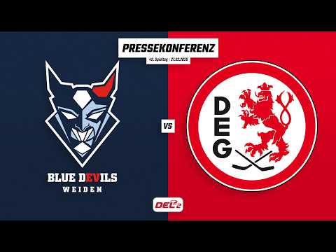 Pressekonferenz 49. Spieltag | Blue Devils Weiden - Düsseldorfer EG