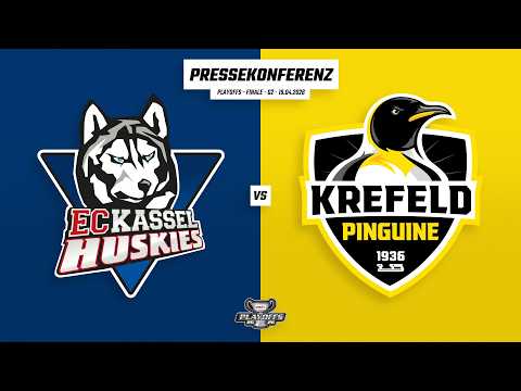 Pressekonferenz DEL2 Playoffs | Finale | EC Kassel Huskies - Krefeld Pinguine
