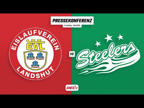 Pressekonferenz 12. Spieltag | EV Landshut - Bietigheim Steelers